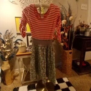 Matilda Jane Red and White Striped Dress